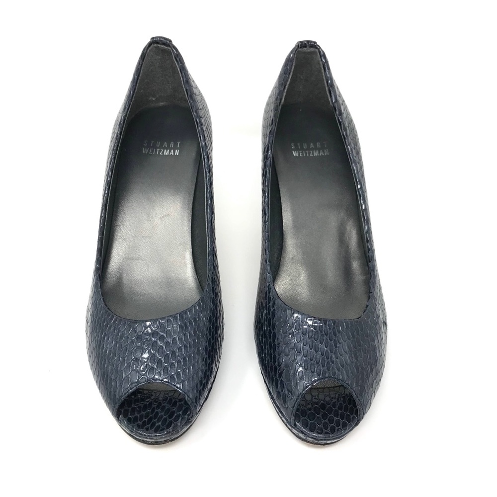 Stuart Weitzman Peep Toe High Heels